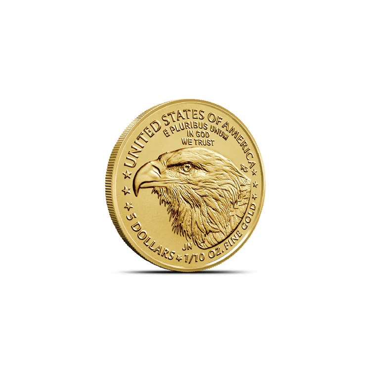 1/10 oz Gold American Eagle Tube (50 Coins, BU) - Image 3