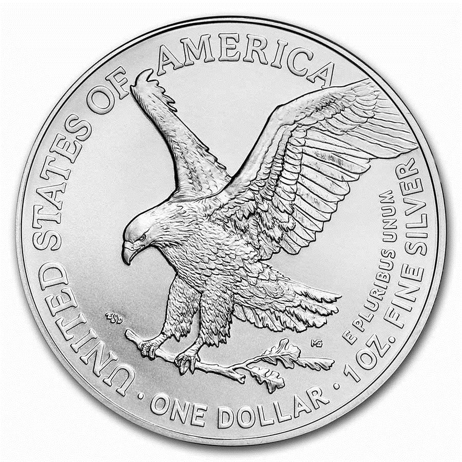 1 oz Silver American Eagle Tube (20 Coins, BU) - Image 3